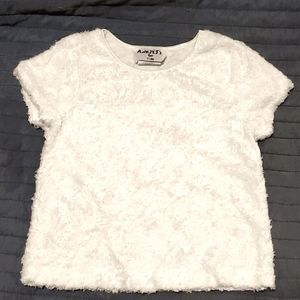 ANXIETY FOR KIDS WHITE FUR STYLE SHIRT L/6